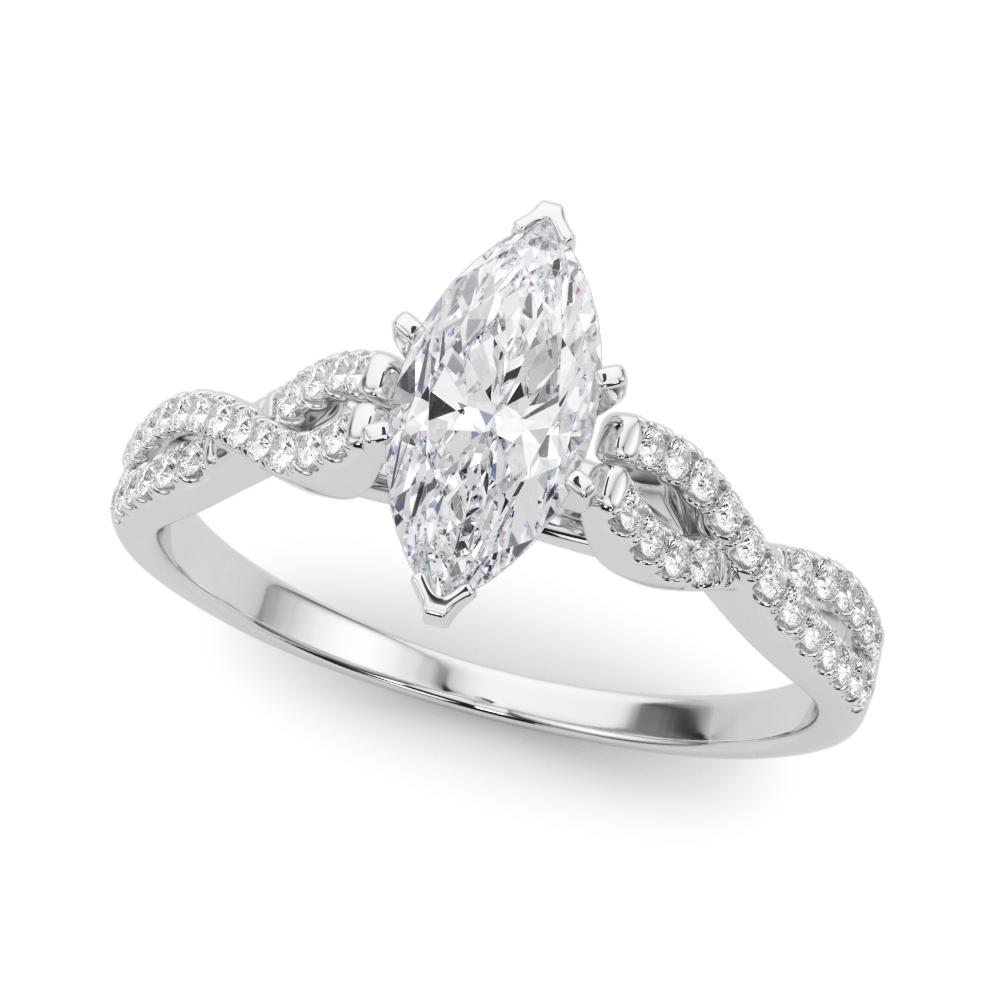 Zemora Lab-Created 6 Prong Setting Diamond Ring