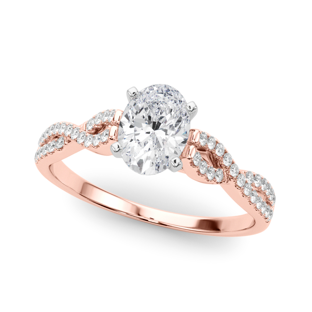 Zania Lab-Created 4 Prong Setting Diamond Ring