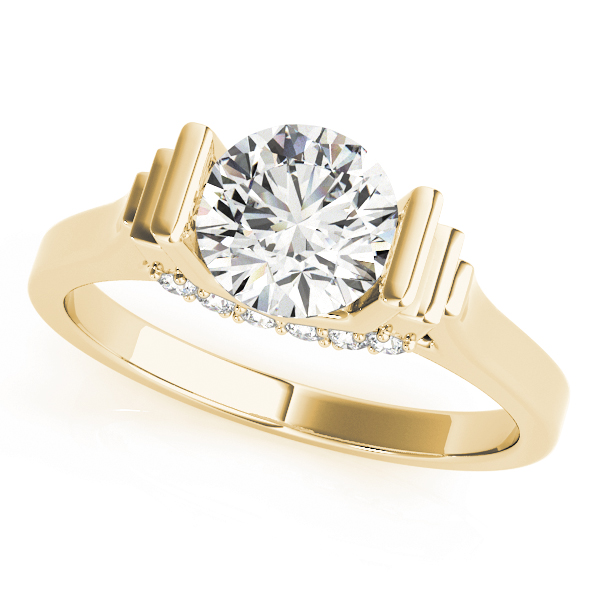 Lab-Created 4 Prong Diamond Ring
