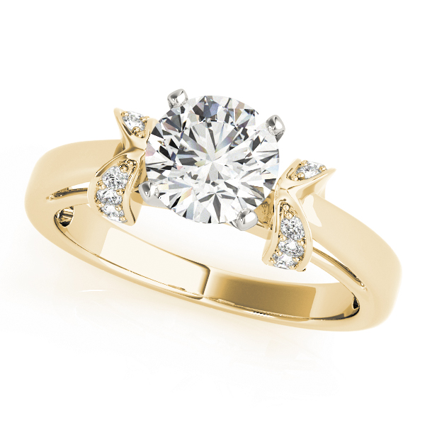 Lab-Created 4 Prong Diamond Ring