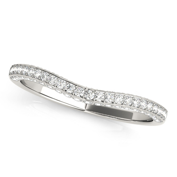 Xanthus Lab-Created Diamond Pave Setting Wedding Ring