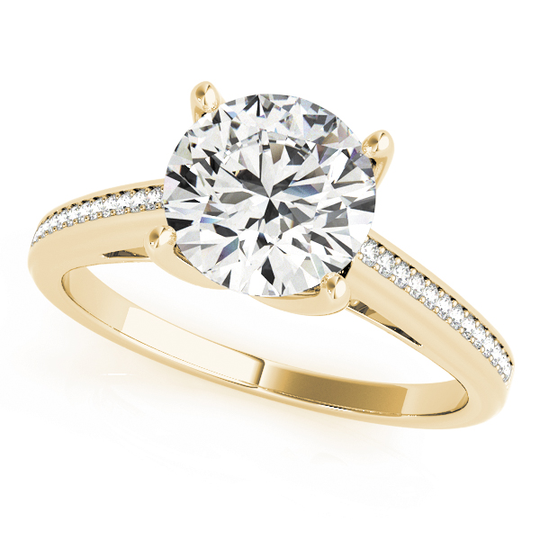 Zaki Lab-Created 4 Prong Setting Diamond Ring