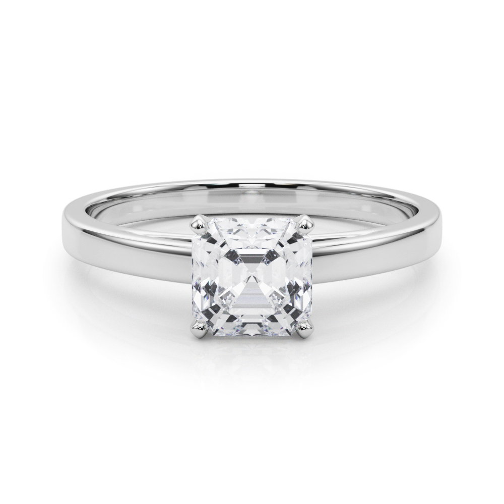 Allena Lab-Created 4 Prong  Diamond Ring