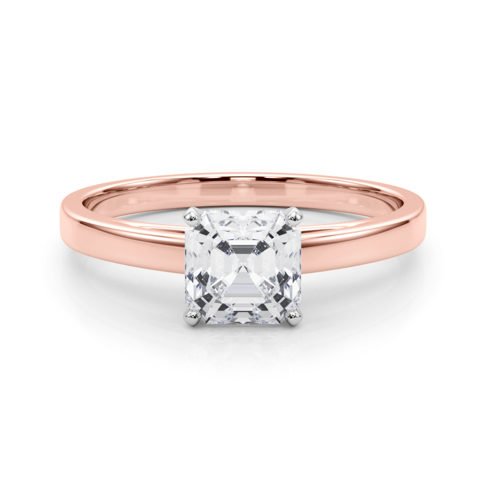 SunshineDiamonds Diamond Solitaire Diamond Rings in 9K Rose