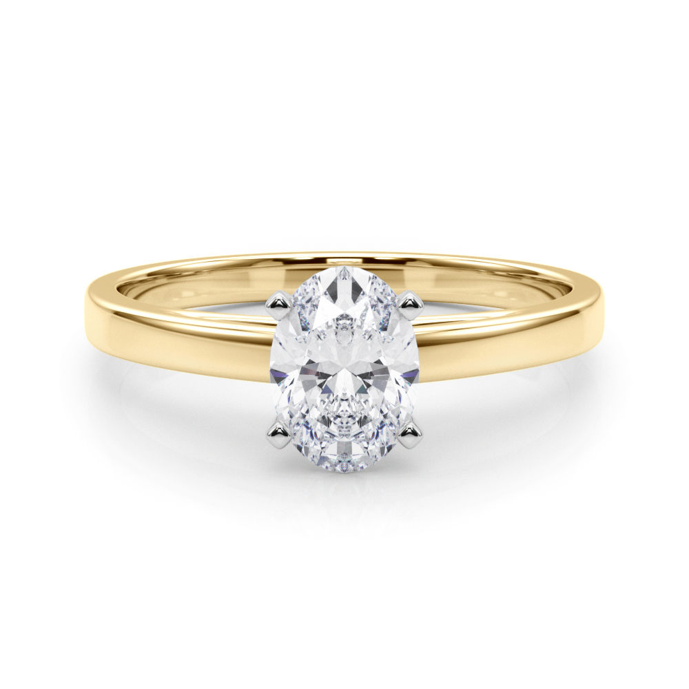 Allena Lab-Created 4 Prong  Diamond Ring