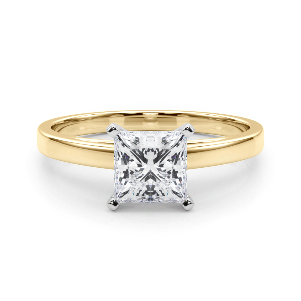 Allena Lab-Created 4 Prong  Diamond Ring