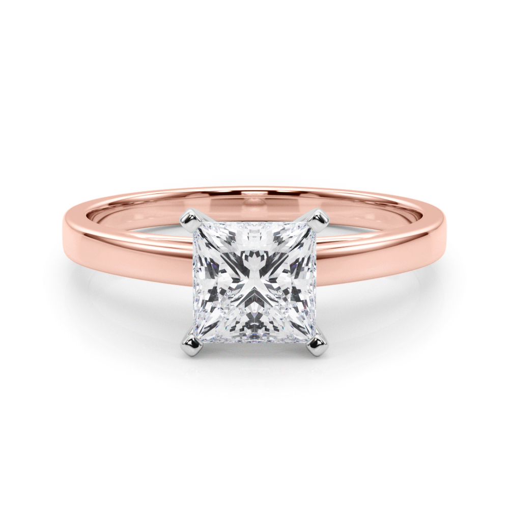 SunshineDiamonds Diamond Solitaire Diamond Rings in 9K Rose