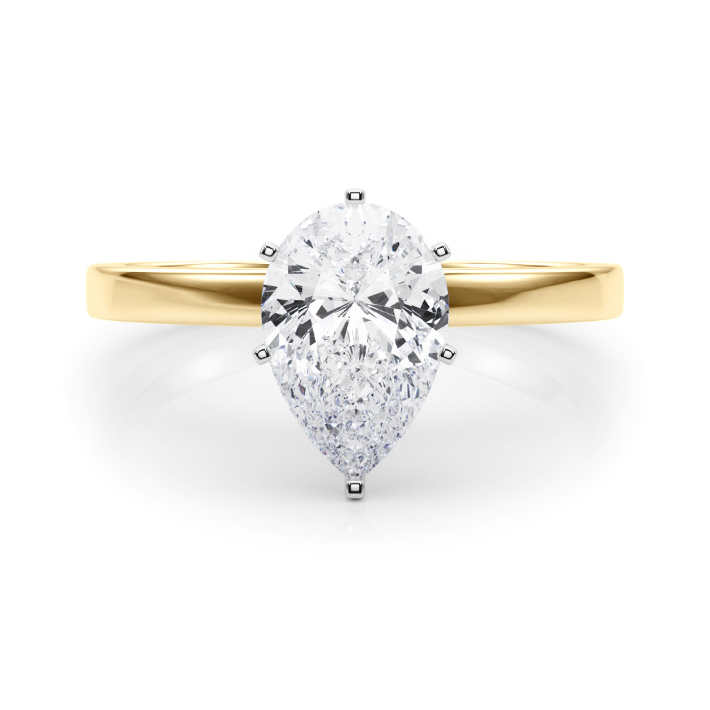 SunshineDiamonds Diamond Solitaire Diamond Rings in 9K - 157