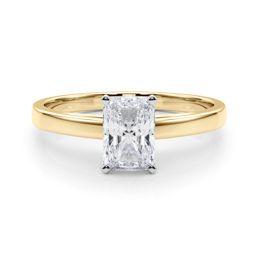 Allena Lab-Created 4 Prong  Diamond Ring