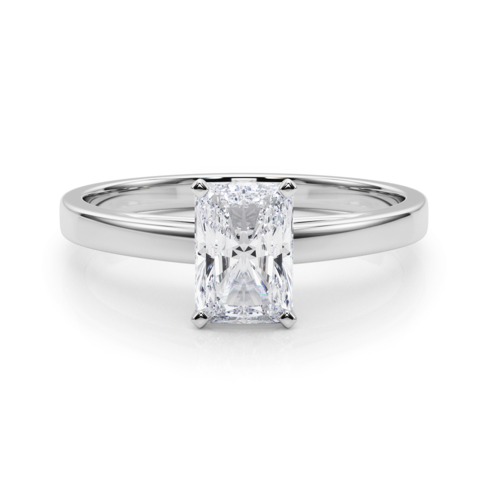Allena Natural 4 Prong  Solitaire Diamond Ring