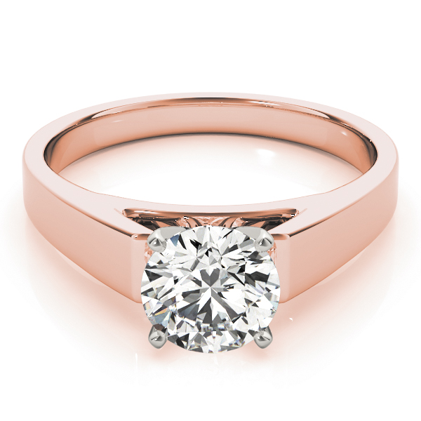 SunshineDiamonds Diamond Solitaire Diamond Rings in 9K Rose - 10