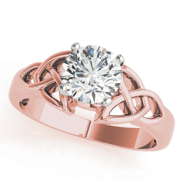 SunshineDiamonds Diamond Solitaire Diamond Rings in 9K Rose
