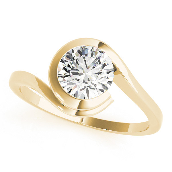 0.1 Ct Natural Round Cut Mckayla  Solitaire Diamond Rings