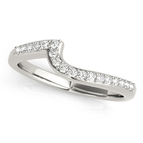 Xai Lab-Created Diamond Pave Setting Wedding Ring