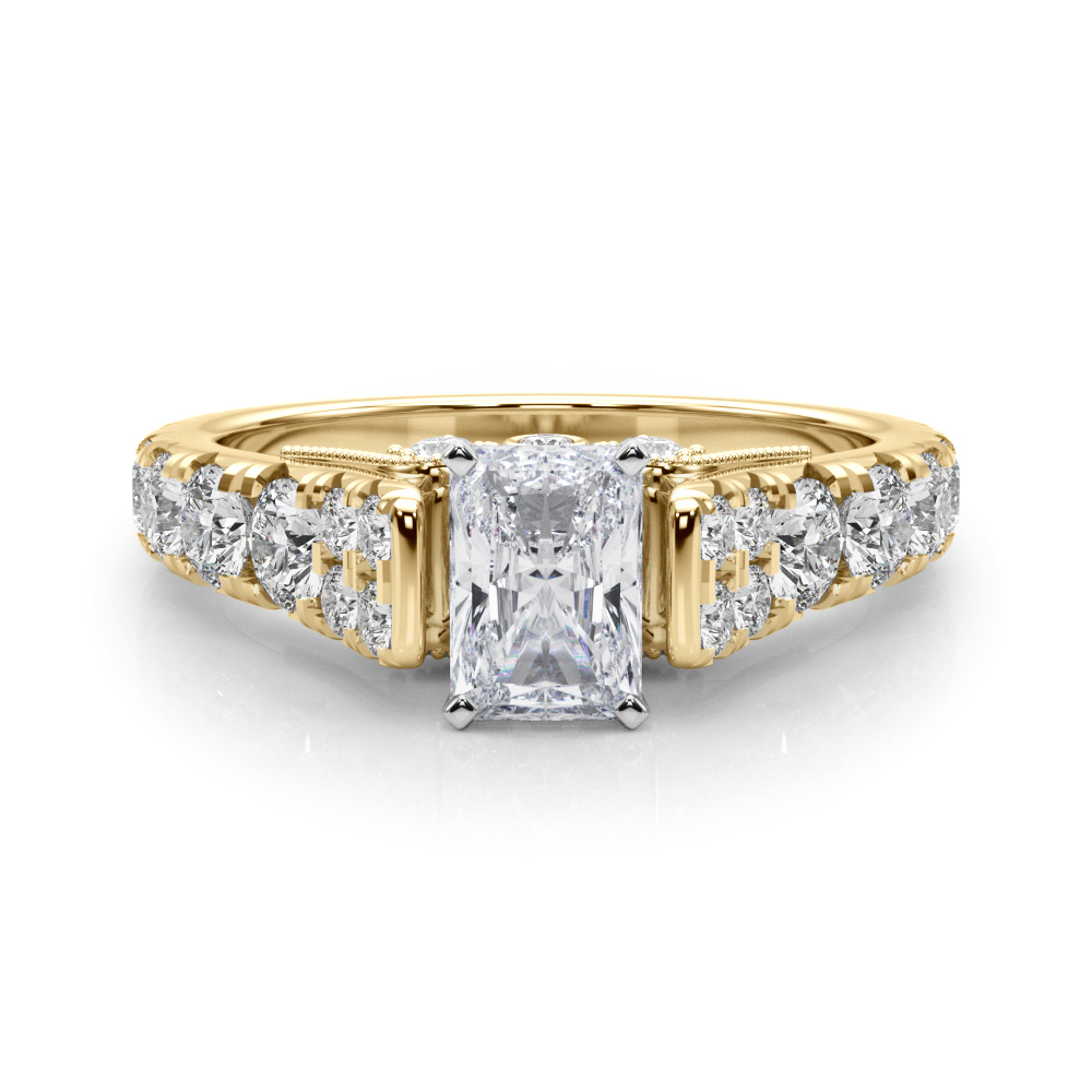 Deltina Natural 4 Prong Diamond Ring