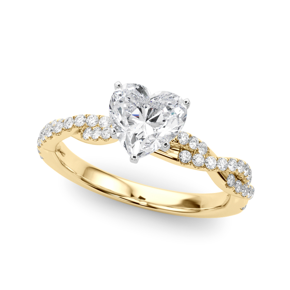 Zehra Lab-Created 5 Prong Setting Diamond Ring