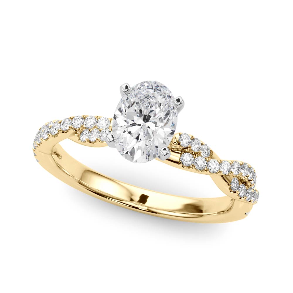 Zissel Lab-Created 4 Prong Setting Diamond Ring