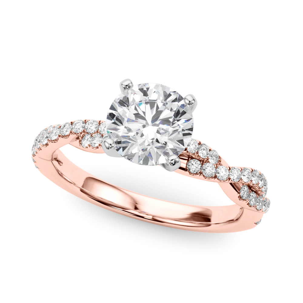 Zillah Lab-Created 4 Prong Setting Diamond Ring