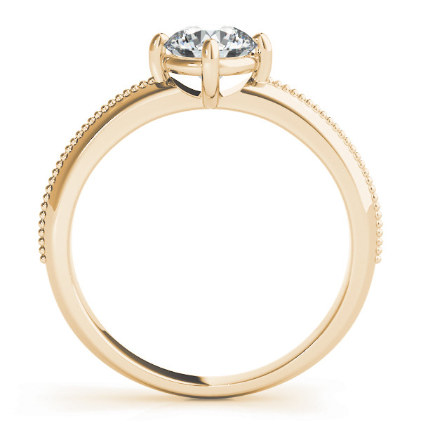 0.1 Ct Natural Round Cut Milly  Solitaire Diamond Rings