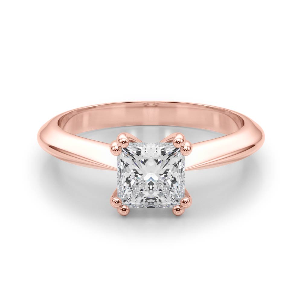 SunshineDiamonds Diamond Solitaire Diamond Rings in 9K Rose