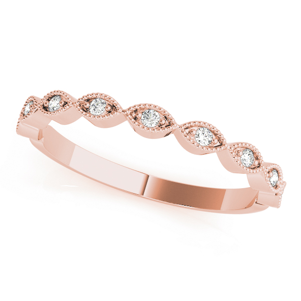 Avenna Lab Grown Diamond Rose Gold Shared prong set  Women's Wedding Ring