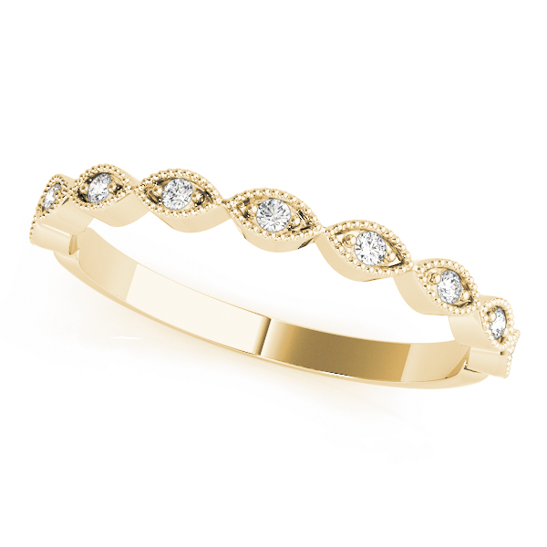 Avenna Lab Grown Diamond Yellow Gold Shared prong set  Women's Wedding Ring