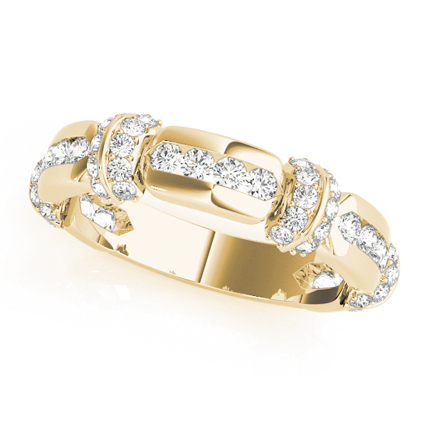 Breneta Lab-Created Diamond Pave set Wedding Ring