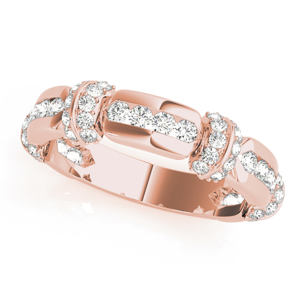 SunshineDiamonds Diamond Wedding  for Women Wedding Rings in 9K Rose Gold and 0.50 Carat Lab Grown Diamond