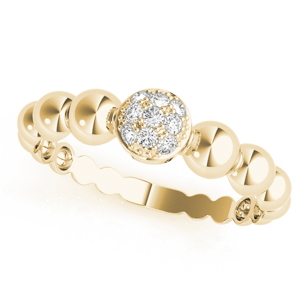 SunshineDiamonds Diamond Wedding  for Women Wedding Rings in 9K Yellow Gold and 0.15 Carat Lab Grown Diamond