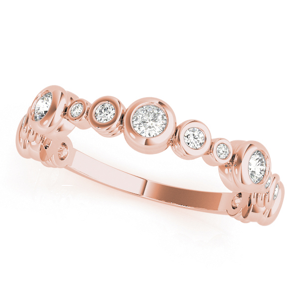 SunshineDiamonds Diamond Wedding  for Women Wedding Rings in 9K Rose Gold and 0.75 Carat Lab Grown Diamond