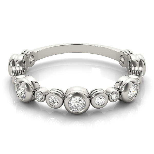 Freeda Lab Grown Bezel Set Diamond for Women Wedding Ring