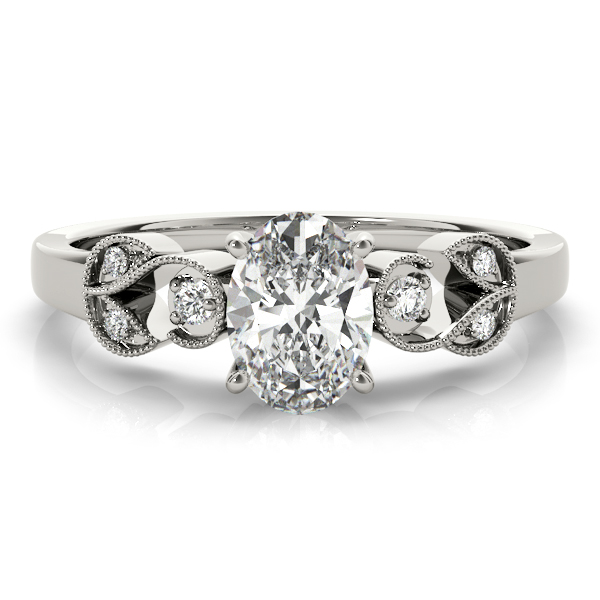 Lab-Created 4 Prong Diamond Ring