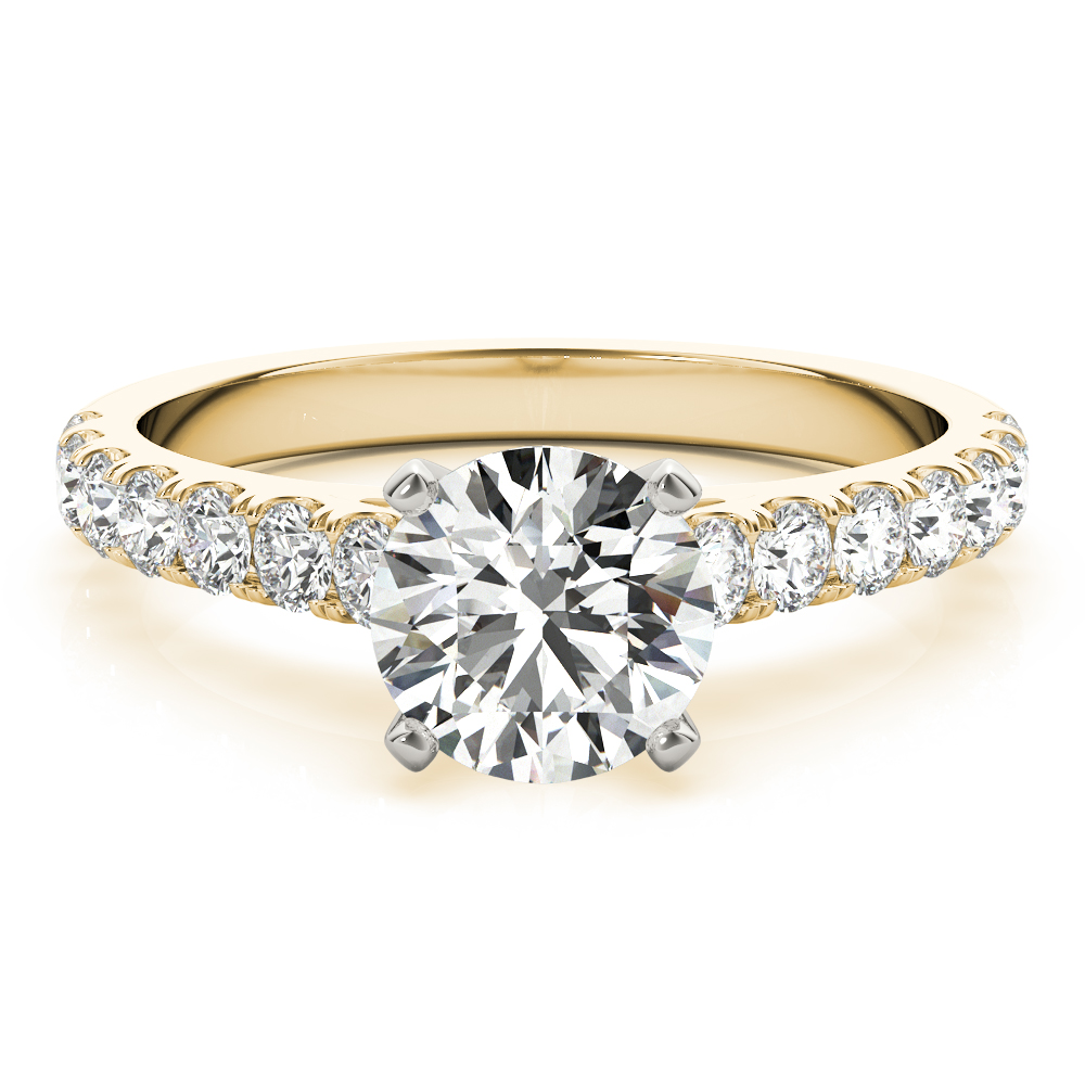 Aleetza Natural 4 Prong Diamond Ring