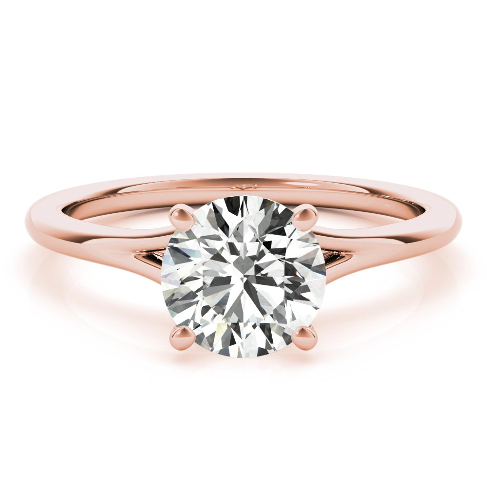 Melodie 4 Prong Classic Solitaire Engagement Ring | Sunshine Diamonds