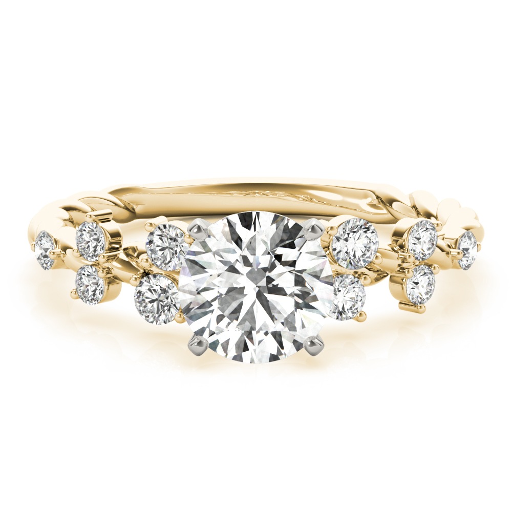 Zeona Natural 4 Prong Diamond Ring