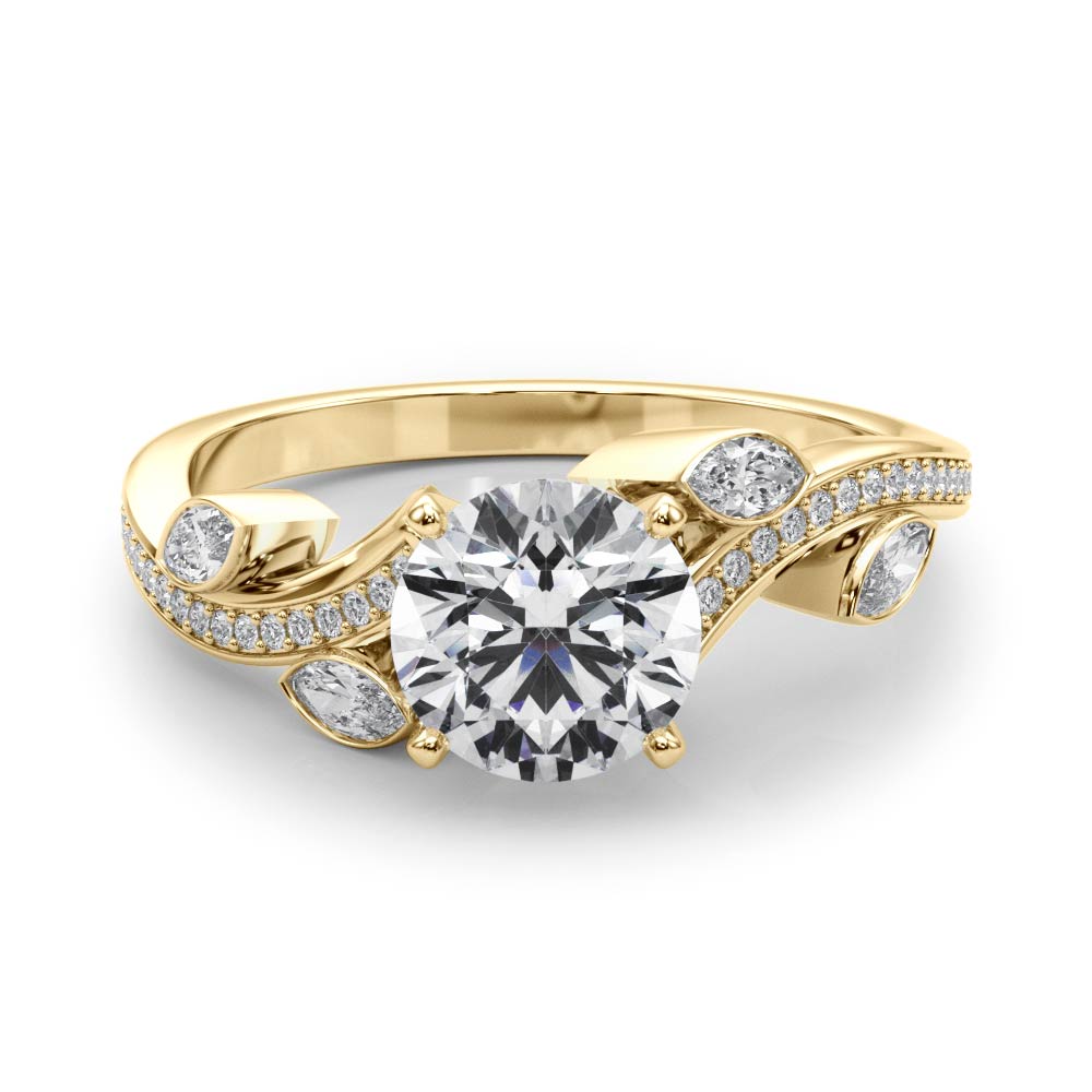 Jessyna Natural 4 Prong Diamond Ring