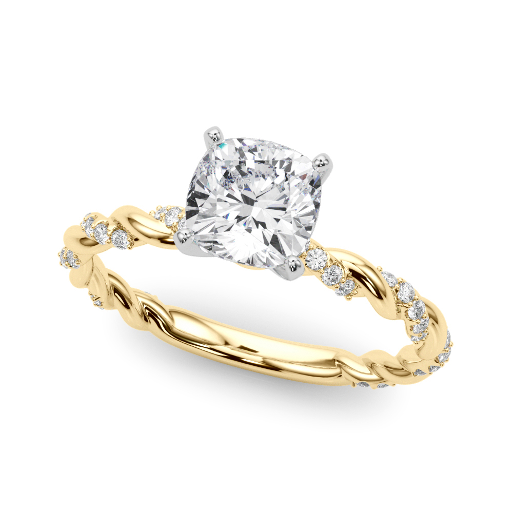 Zyir Lab-Created 4 Prong Setting Diamond Ring