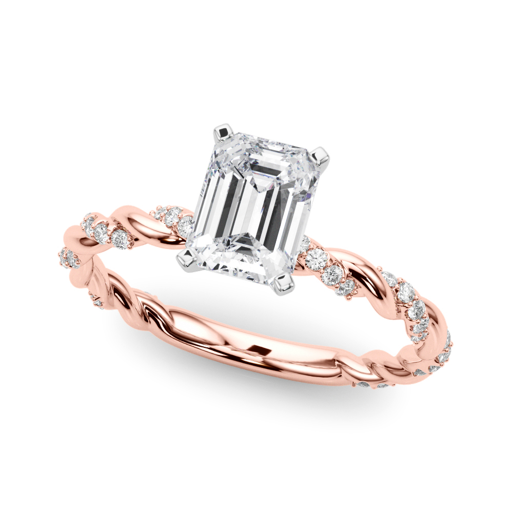 Zofia Lab-Created 4 Prong Setting Diamond Ring