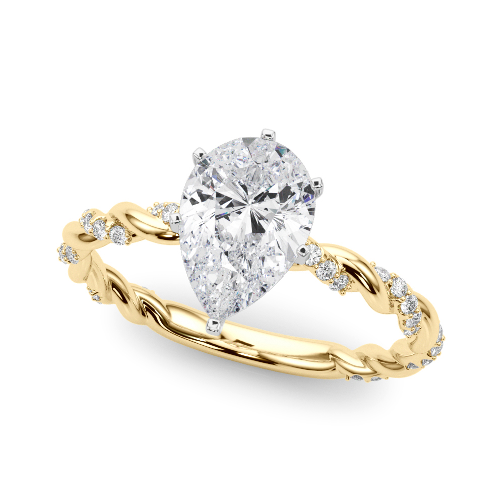 Zaniya Lab-Created 6 Prong Setting Diamond Ring