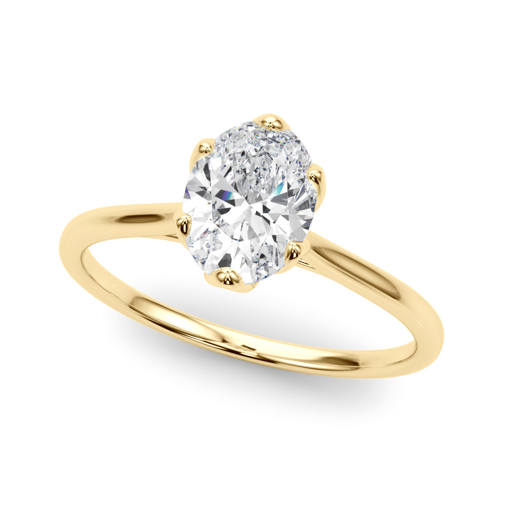 Naydi Natural 6 Prong  Diamond Ring