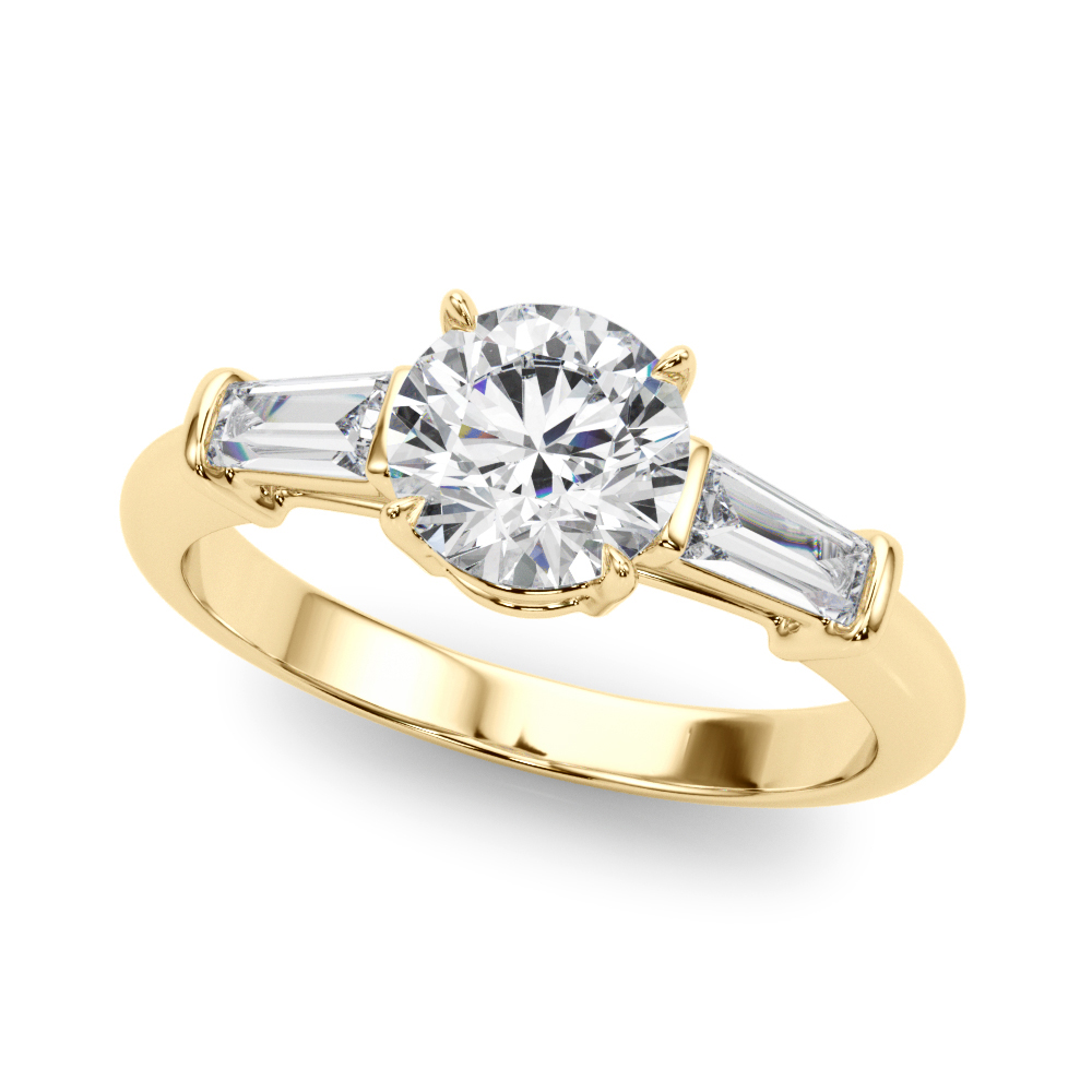 Yanira Lab-Created 4 Prong Set Diamond Ring