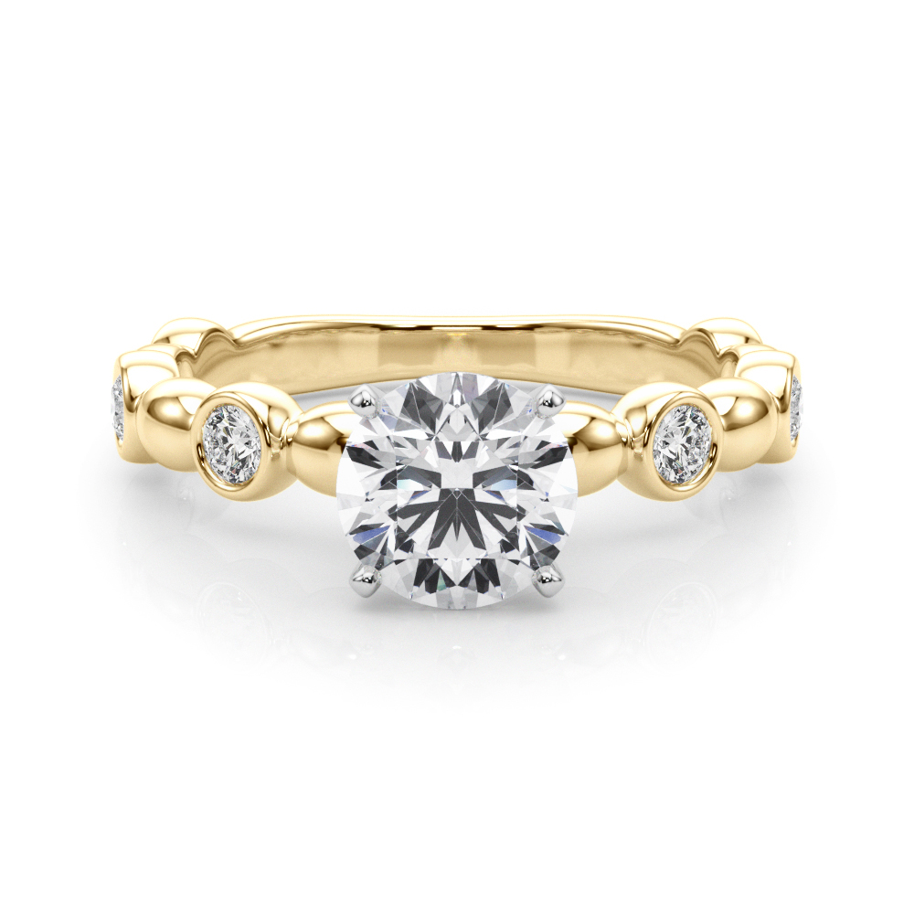Esther Natural 4 Prong Diamond Ring