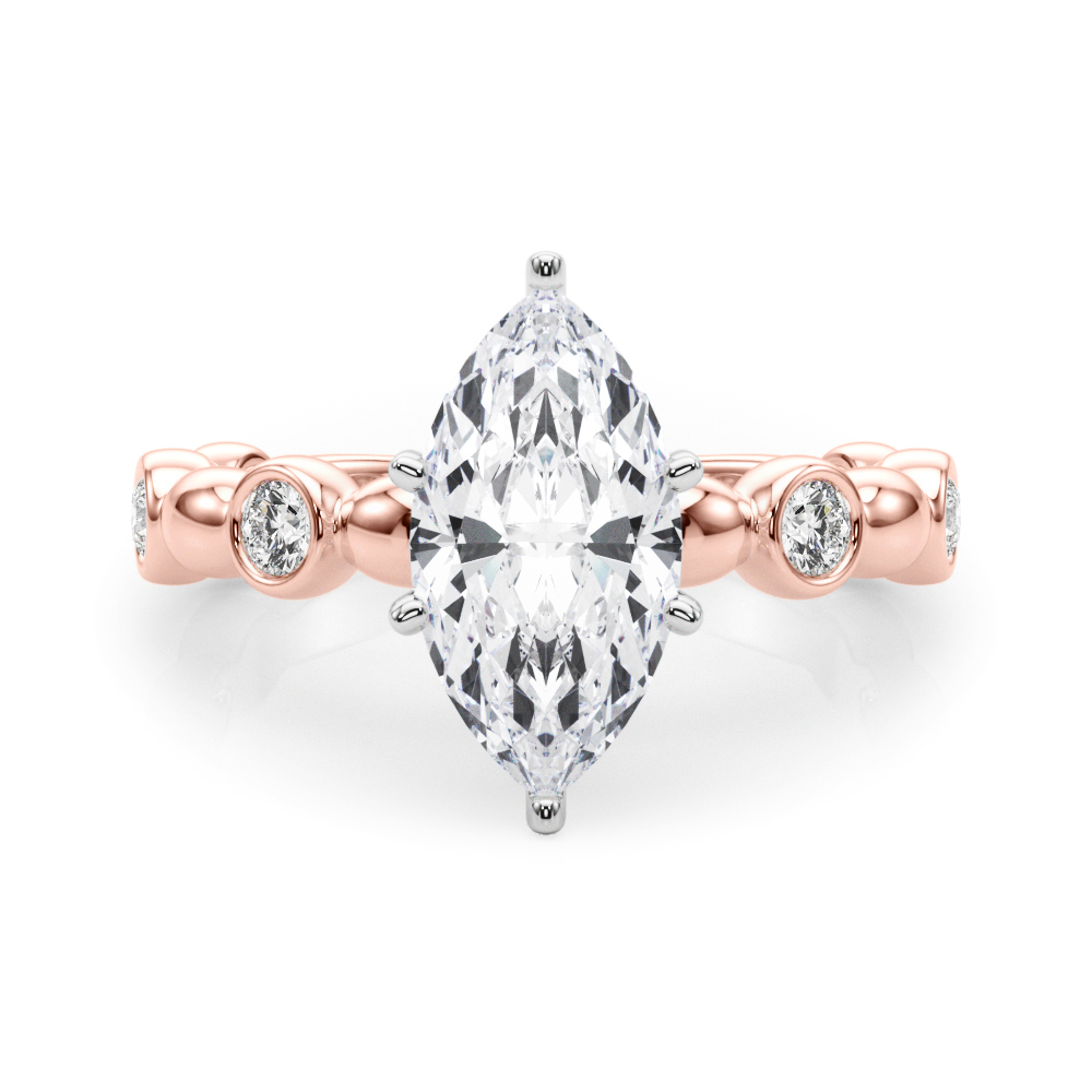 Esther Natural 6 Prong Diamond Ring