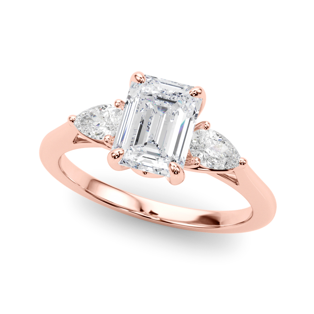 Yamila Natural 4 Prong Set Diamond Ring