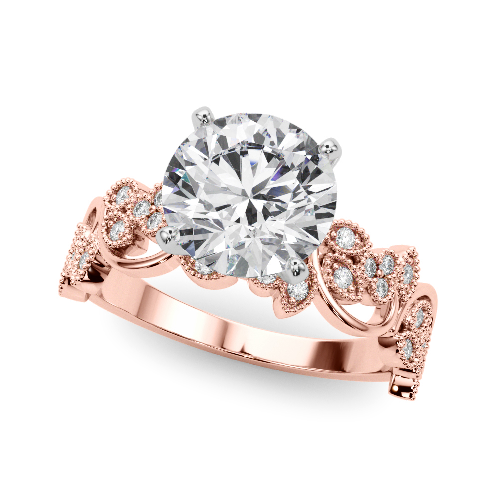 Zeonna Lab-Created 4 Prong Diamond Ring