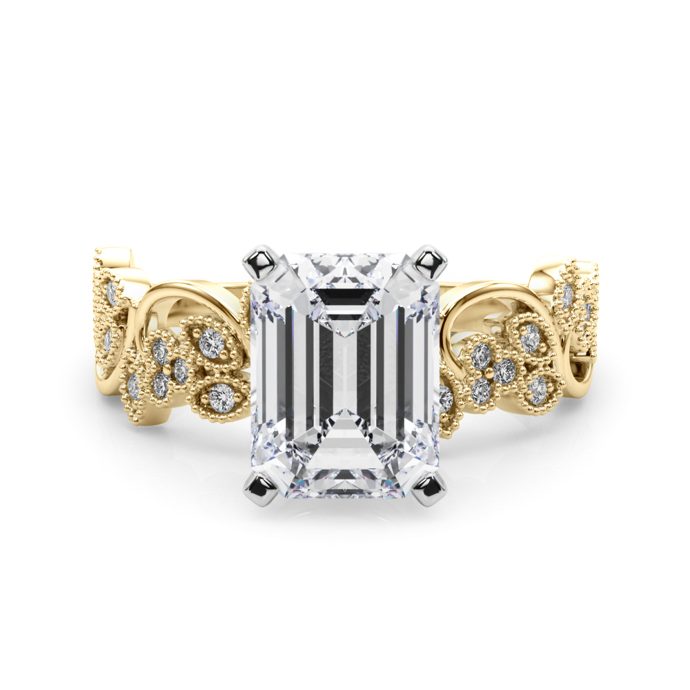 Zeonna Natural 4 Prong Diamond Ring