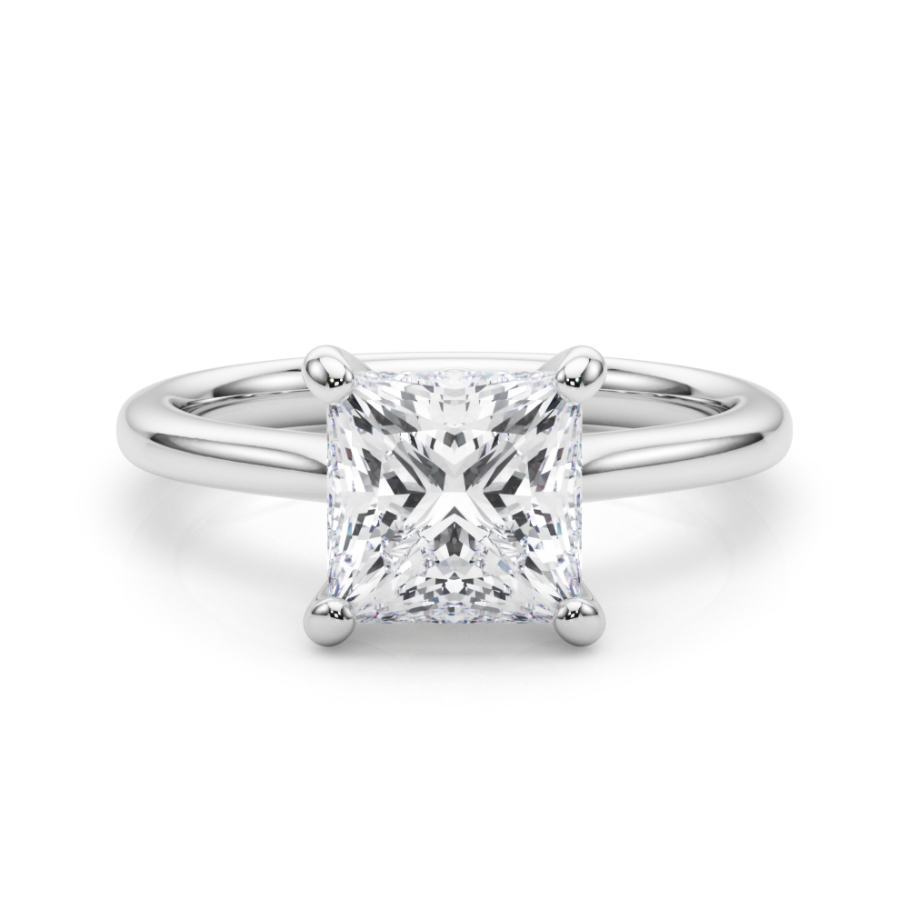 SunshineDiamonds Diamond Solitaire Diamond Rings in 9K White Gold and 2.00 Carat Natural Diamond