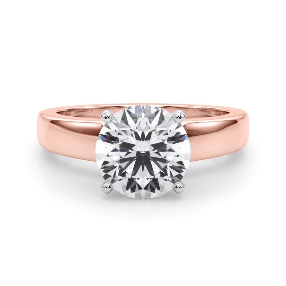 Claren Lab-Created 4 Prong  Diamond Ring