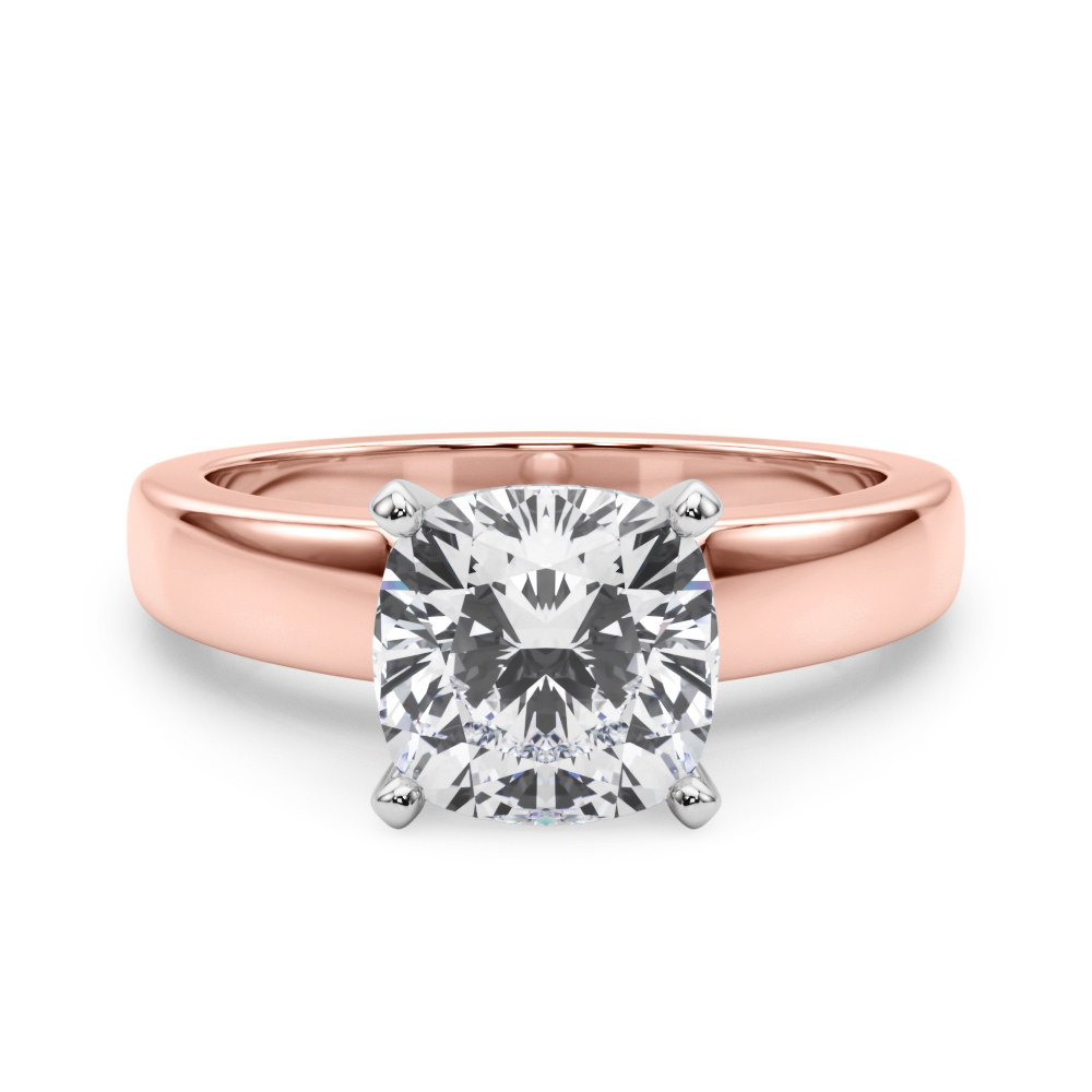 SunshineDiamonds Diamond Solitaire Diamond Rings in 9K Rose
