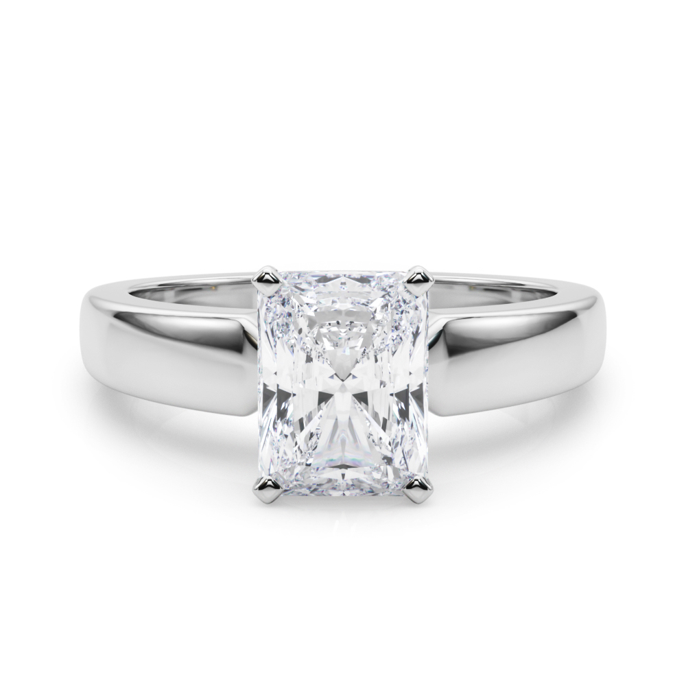 Claren Lab-Created 4 Prong  Diamond Ring